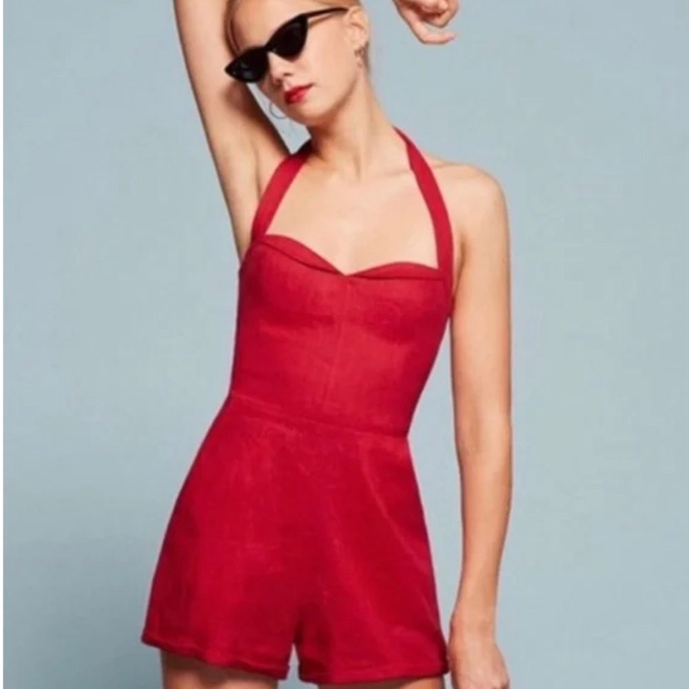 ✨Adorable Red Reformation Romper✨